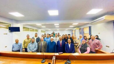 رئيس جامعة الأزهر ونائبه الدكتور محمود صديق يشهدان جانبًا من بروفات الإنشاد الديني المؤهلة لإبداع ١٣