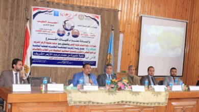 مرصد الأزهر لمكافحة التطرف يواصل ندواته التثقيفية بفرع الجامعة للوجه القبلي بكلية الزراعة ضمن برنامج " نحو رؤية ازهرية لمجابهة التطرف "