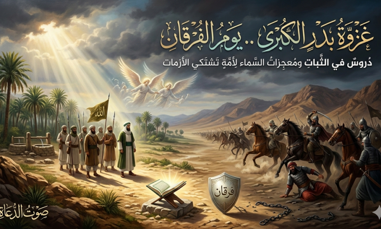 غَزْوَةُ بَدْرٍ يَوْمُ الفُرْقَانِ - صَوْتُ الدُّعَاةِ